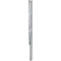 Alberts 970062 Hekpaal met plat ijzer | thermisch verzinkt | lengte 2400 mm | 60 x 40 mm