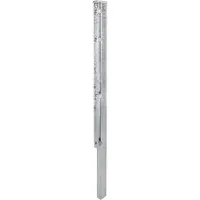 Alberts 970024 Hekpaal met plat ijzer | thermisch verzinkt | lengte 1500 mm | 60 x 40 mm