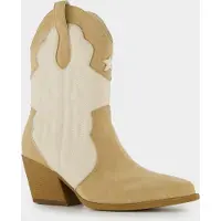 Blue Box dames western laarzen beige wit maat 37