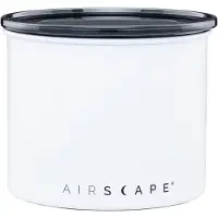Planetary Design - Airscape - Koffiebonen - Voorraadpotten - Vacuuum - Koffie - Staal - Mat Wit - 250 gram