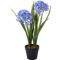 Intratuin Kunstplant Afrikaanse Lelie Paars D 15,5 H 60 Cm