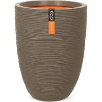 Capi Europe Vaas el laag rib nl d34h46 taupe