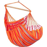LA SIESTA Hangmat Domingo Hammock Chair - Rood/Oranje