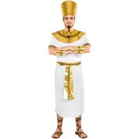 TecTake dressforfun - Herenkostuum koning farao - M - Verkleedkleding carnaval - Halloween - Verkleden - Feestkleding - Carnavalskleding - Feest - Partykleding