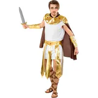 TecTake dressforfun - Herenkostuum machtige gladiator - S - Verkleedkleding carnaval - Halloween - Verkleden - Feestkleding - Carnavalskleding - Feest - Partykleding
