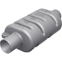 VETUS Mp100 Exhaust System Muffler Zilver 202 x 102 mm