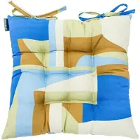 Madison Toscanekussen Patch Azur (46 x 46 cm)