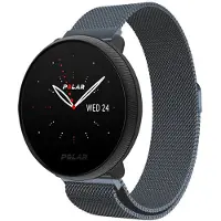 Strap-it Luxe Milanese bandje - geschikt voor Polar Ignite / Ignite 2 / Ignite 3 / Unite / Pacer - space grey