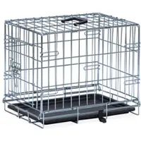 Beeztees Hondenbench XS - Bench - 2 deuren - Inklapbaar - Verzinkt - 49x36x40 cm