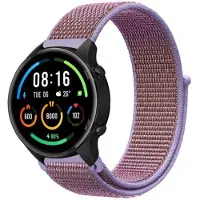 Strap-it Smartwatch bandje nylon - geschikt voor Xiaomi Watch S1 (Active/Pro) / Watch 2 Pro / Watch S3 / Mi Watch / Amazfit Balance / Bip 5 - lila