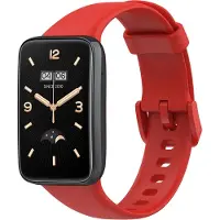 Strap-it Siliconen Smartwatch bandje - Geschikt voor Xiaomi Smart Band 7 Pro siliconen bandje - rood - Horlogeband / Polsband / Armband