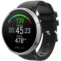 Strap-it Twill siliconen bandje - geschikt voor Polar Ignite / Ignite 2 / Ignite 3 / Unite / Pacer - zwart