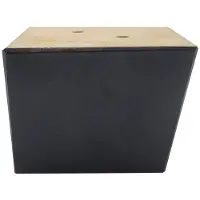Furniture Legs Europe Meubelpoot zwart vierkant 8 x 8 cm - hoogte 6 cm