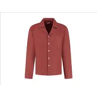 Yumeko Pyjamashirt Flanel M Rood - Eco, Bio & Fairtrade