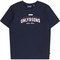 Only & Sons Junior Shirt 'OSJLENNY' navy / cranberry / wit
