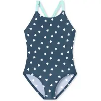 Schiesser Badpak ' Aqua Kids Girl ' nachtblauw