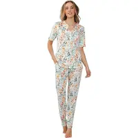 Pastunette Vrolijke duurzame pyjama planten | Maat 36