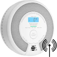 X-Sense SC07-W Draadloos koppelbare combimelder - Rook en koolmonoxide - 10 Jaar batterij en 360° sensor - Rookmelder en koolmonoxidemelder - Rook én CO melder koppelbaar