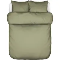 Marc O'Polo Dekbedovertrek Tove Mosgroen Percal-200 x 200 / 220 cm | 2-Persoons