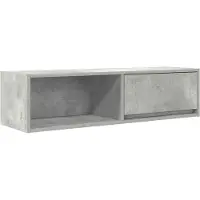 vidaXL Tv-meubel 100x31x25,5 cm bewerkt hout betongrijs