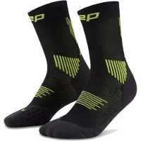 Cep Core Run Socks Mid Cut 5.0, hardloopsokken, heren, zwart/groen