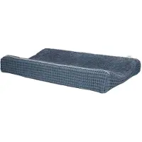 Koeka Aankleedkussenhoes Wafel Bluestone