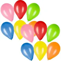 Boland - Set 100x Ballonnen - diverse kleuren - Knoopballon - ca. 23 cm