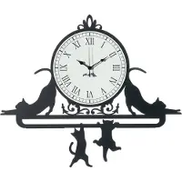 Arti Wandklok met kat modern design