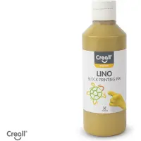 Creall Linoleumverf lino goud 250ml | Fles a 250 milliliter