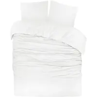 DoubleDry Dekbedovertrek flanel 100% zacht katoen tweepersoons 200x200/220 cm