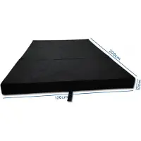Viking Choice Opvouwbaar Logeermatras - Camping Matras 120x200 cm - Zwart - Polyether Vulling - Huisstofmijtwerend