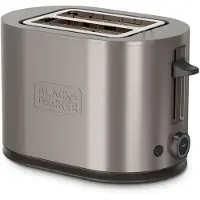 BLACKANDDECKER Broodrooster BXTO901E 900 W Zwart Inox