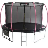 Viking Choice Trampoline met veiligheidsnet en ladder - 244 cm - Roze en Zwart - CE-gecertificeerd