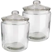 Aps Classic Voorraadpotten van Glas - met Luchtdichte Deksel - Snoeppot - 4,0L - Set van 2