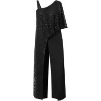 Ulla Popken Jumpsuit zwart