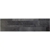 BES LED Zelfklevend Natuursteen Carbon Black 60x15cm