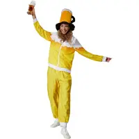 TecTake dressforfun - dameskostuum Bier joggingpak - S - Verkleedkleding carnaval - Halloween - Verkleden - Feestkleding - Carnavalskleding - Feest - Partykleding