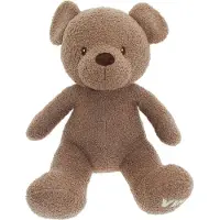 Vib - Pluche beer zittend klein 35 cm - teddy bruin - Babykleertjes - Baby cadeau - zwangerschap aankondiging - geboorte cadeau