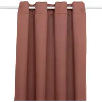 Atmosphera Verduisteringsgordijn 135x240cm - Gordijnen kant en klaar met haakjes ringen - Terracotta