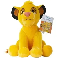 The Lion King Simba - Pluche Knuffel met Geluid 30 cm - De Leeuwenkoning - Speelgoed Knuffels voor Kinderen Jongens Meisjes - Mufasa, Simba, Nala, Pumba, Timon