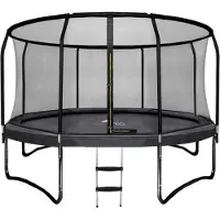 Viking Choice Trampoline met veiligheidsnet 305 cm - 150 kg - Zwart -