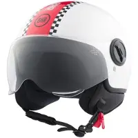 BHR 835 - Vespa helm - finish line - maat M - scooterhelm - brommerhelm