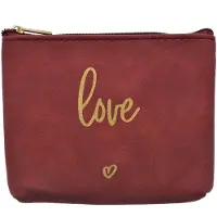 Juleeze Toilettas Dames 13x1x10 cm Rood Synthetisch