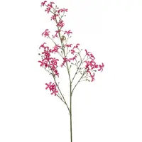 Huismerk Kunstbloem Saxifraga - Polyester - Roze - 0 x 93 x 0 cm (BxHxD)