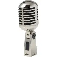 Alecto UDM-60 - Retro Microfoon - Klassieke chroomlook - Zilver, Microfoon