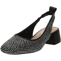 Steve madden Smitten Rhinestone [SM11003213] Slingbacks | Maat 39 Dames Zwart
