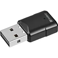 Sandberg Bluetooth Audio USB Dongle (Zender en ontvanger), Bluetooth audio-adapters, Zwart
