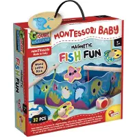 Lisciani Wooden Magnetic Fishing Set 32 Pieces Veelkleurig Kinderen