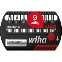Wiha 42137 Bitset 8-delig Kruiskop Phillips, Kruiskop Pozidriv, Torx plus