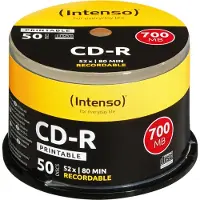 Intenso Cd-r Spindle 50 Printable 700mb